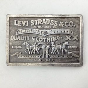 Levi Strauss & Co. Brass Belt Buckle